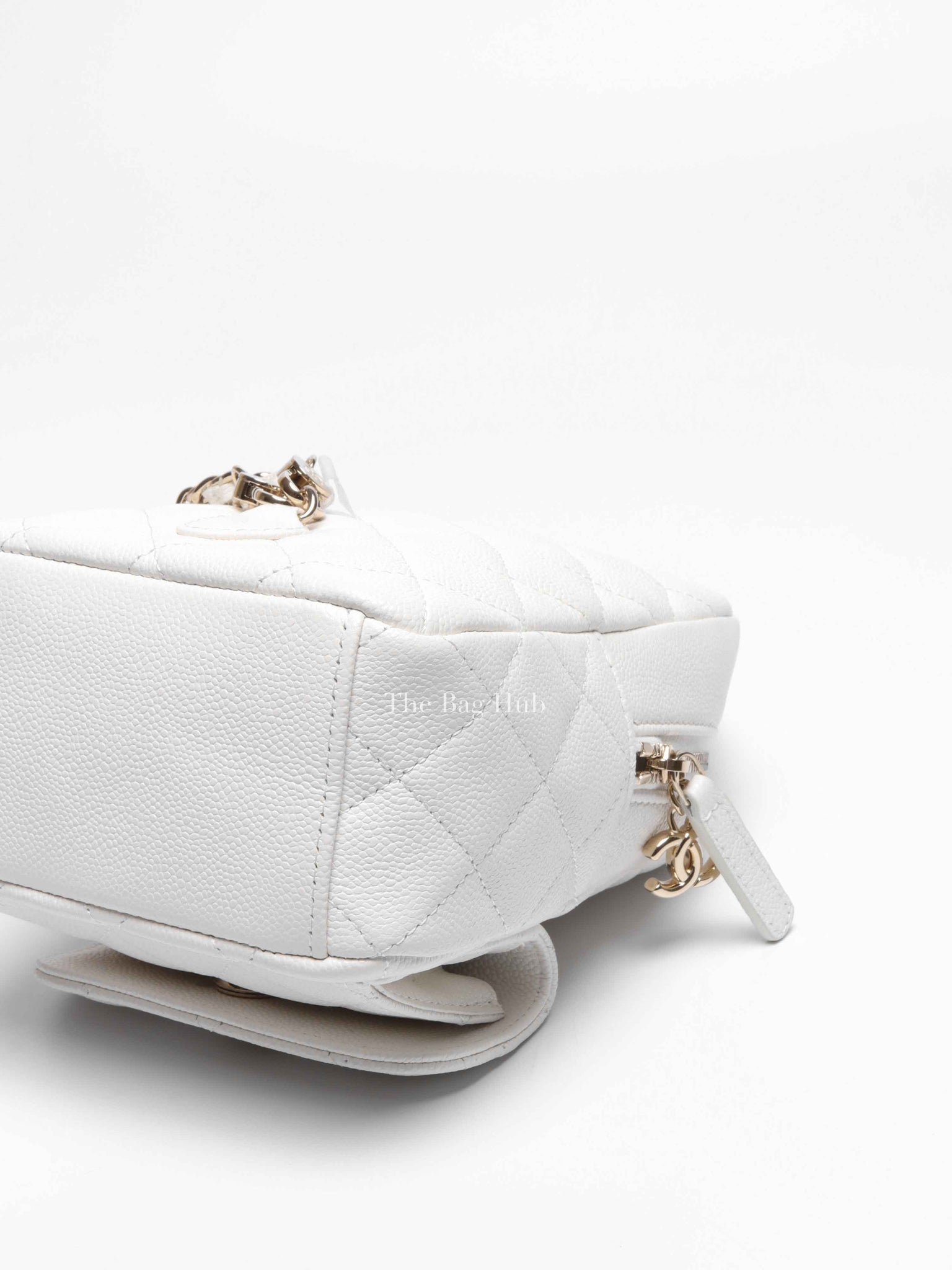 Chanel White Caviar C24 Mini Backpack