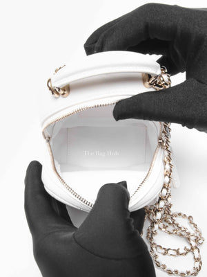 Chanel White Caviar C24 Mini Backpack