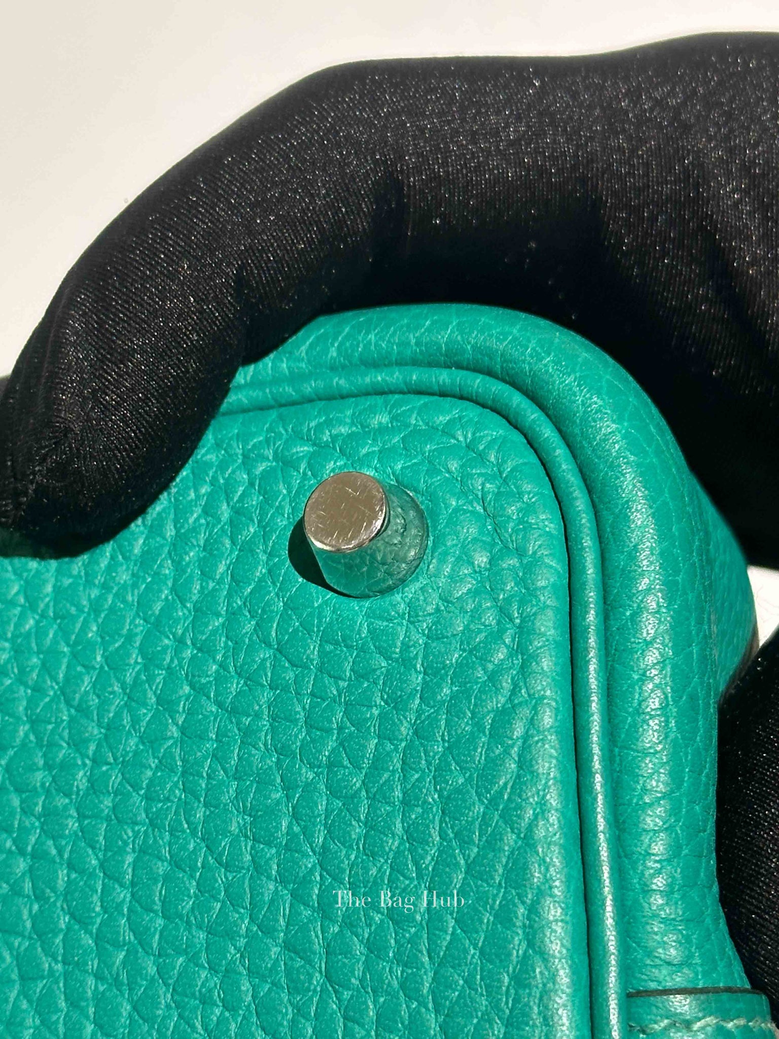 Hermes Vert Taurillon Clemence Picotin 18 Bag PHW