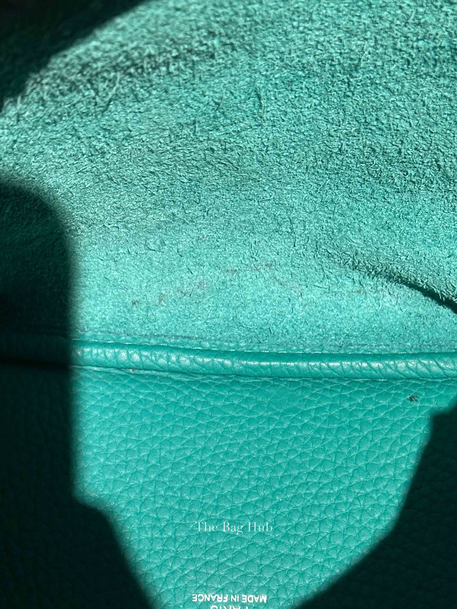 Hermes Vert Taurillon Clemence Picotin 18 Bag PHW
