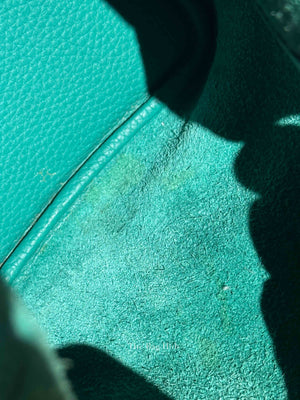 Hermes Vert Taurillon Clemence Picotin 18 Bag PHW