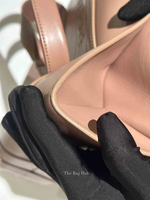 Chloe Mauve Leather Medium Woody Tote Bag