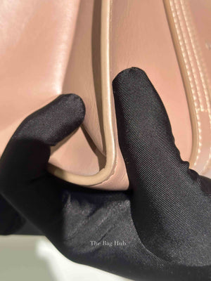 Chloe Mauve Leather Medium Woody Tote Bag