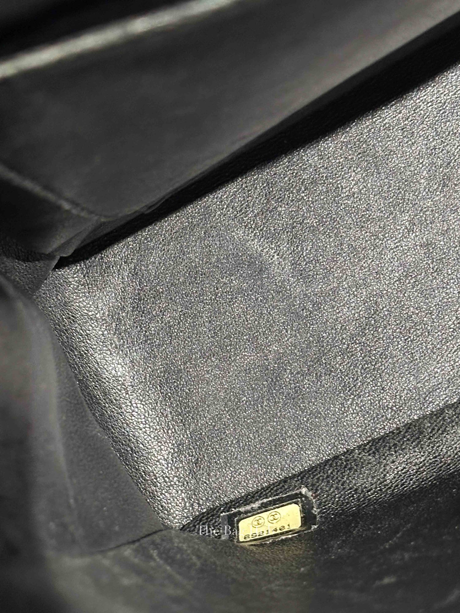 Chanel Black Caviar Quilted Leather Single Flap Large Bag SHW