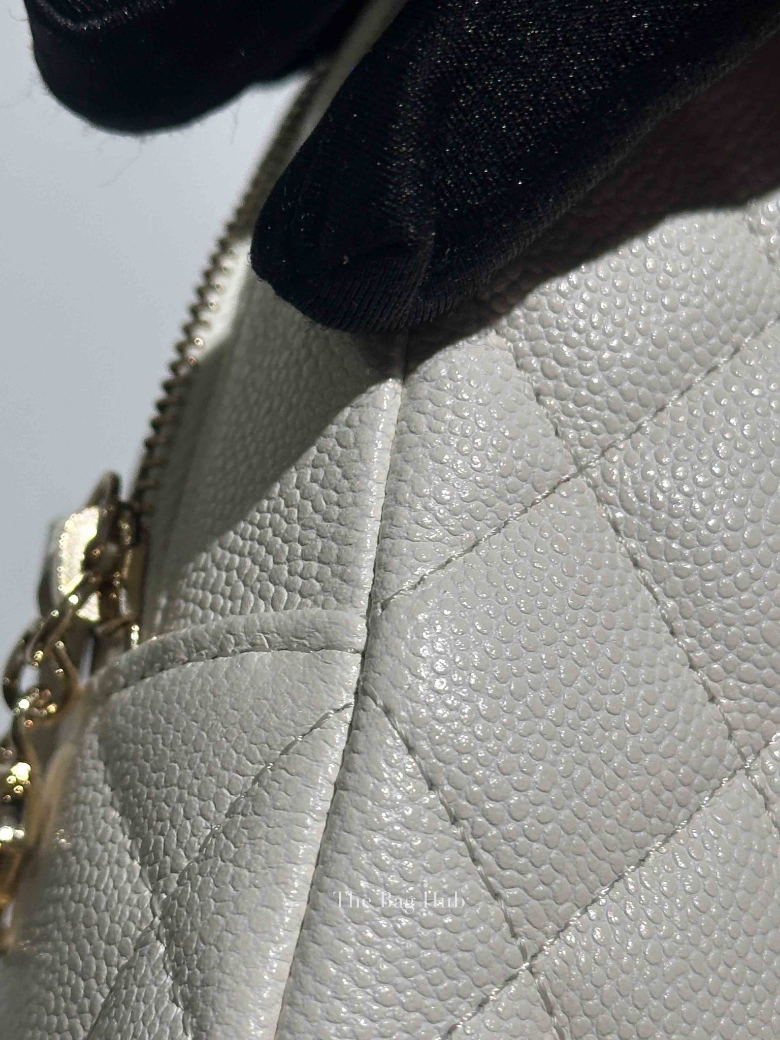 Chanel White Caviar C24 Mini Backpack