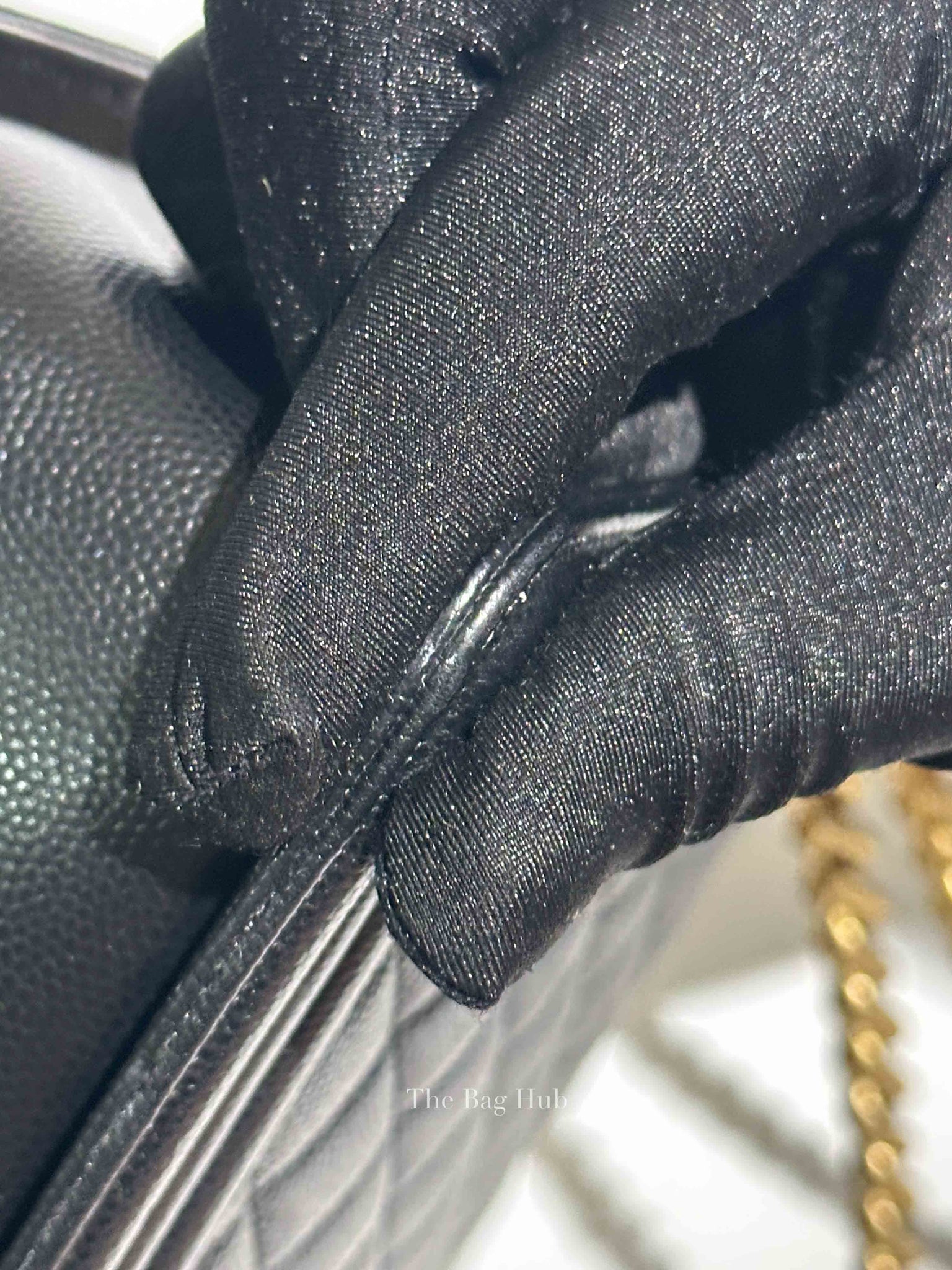 Chanel Black Caviar Le Boy Old Large Bag GHW