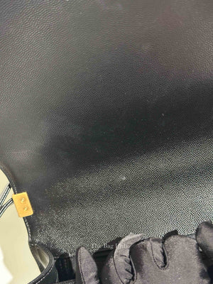 Chanel Black Caviar Le Boy Old Large Bag GHW