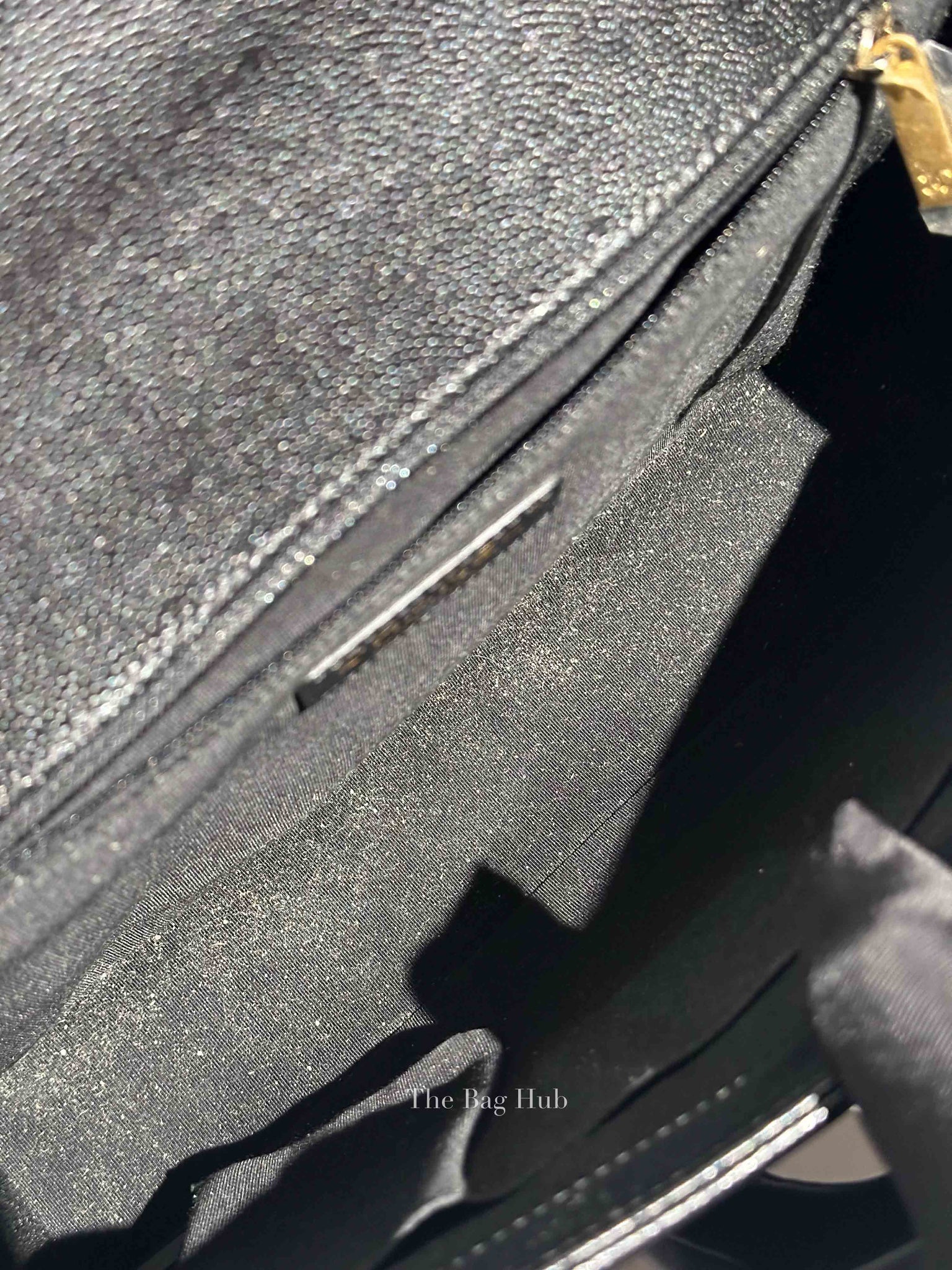 Chanel Black Caviar Le Boy Old Large Bag GHW