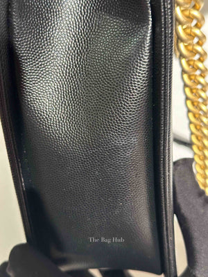 Chanel Black Caviar Le Boy Old Large Bag GHW