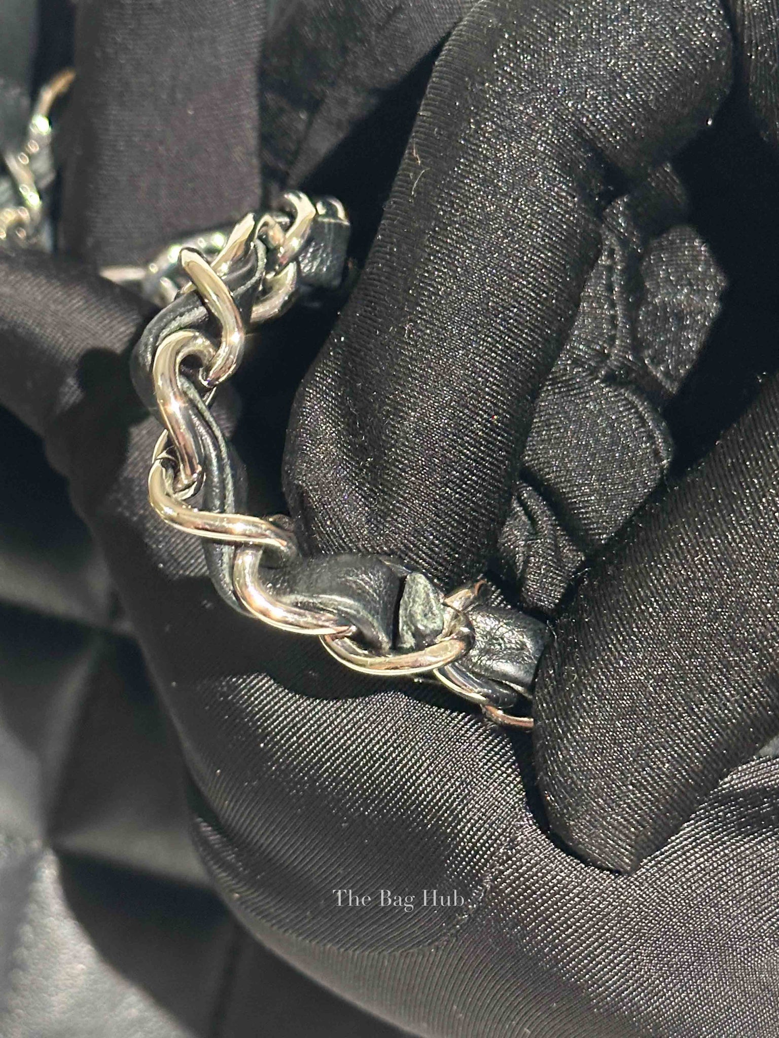 Chanel Black Lambskin Quilted Classic CC Large Shopping Tote Bag SHW