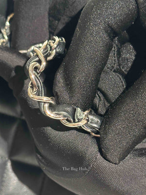 Chanel Black Lambskin Quilted Classic CC Large Shopping Tote Bag SHW