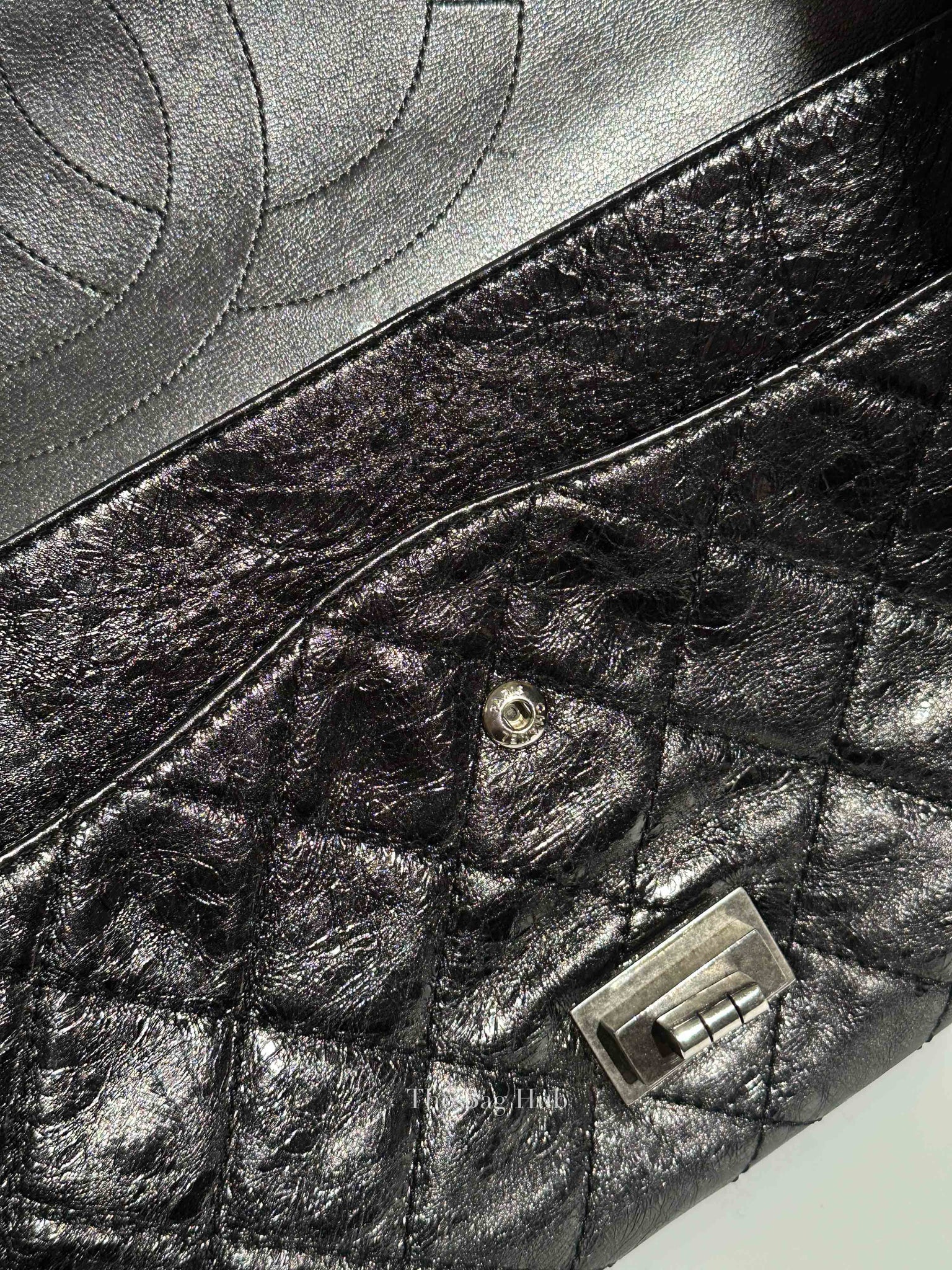 Chanel Black Quilted Leather Reissue 2.55 Classic 228 Maxi Flap Bag