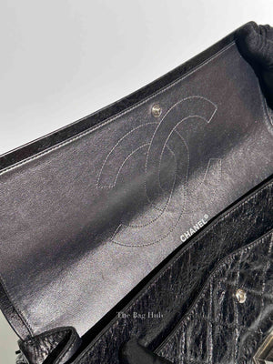 Chanel Black Quilted Leather Reissue 2.55 Classic 228 Maxi Flap Bag
