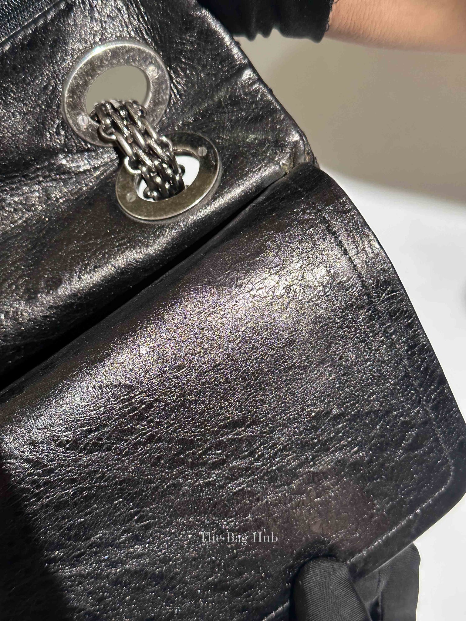 Chanel Black Quilted Leather Reissue 2.55 Classic 228 Maxi Flap Bag