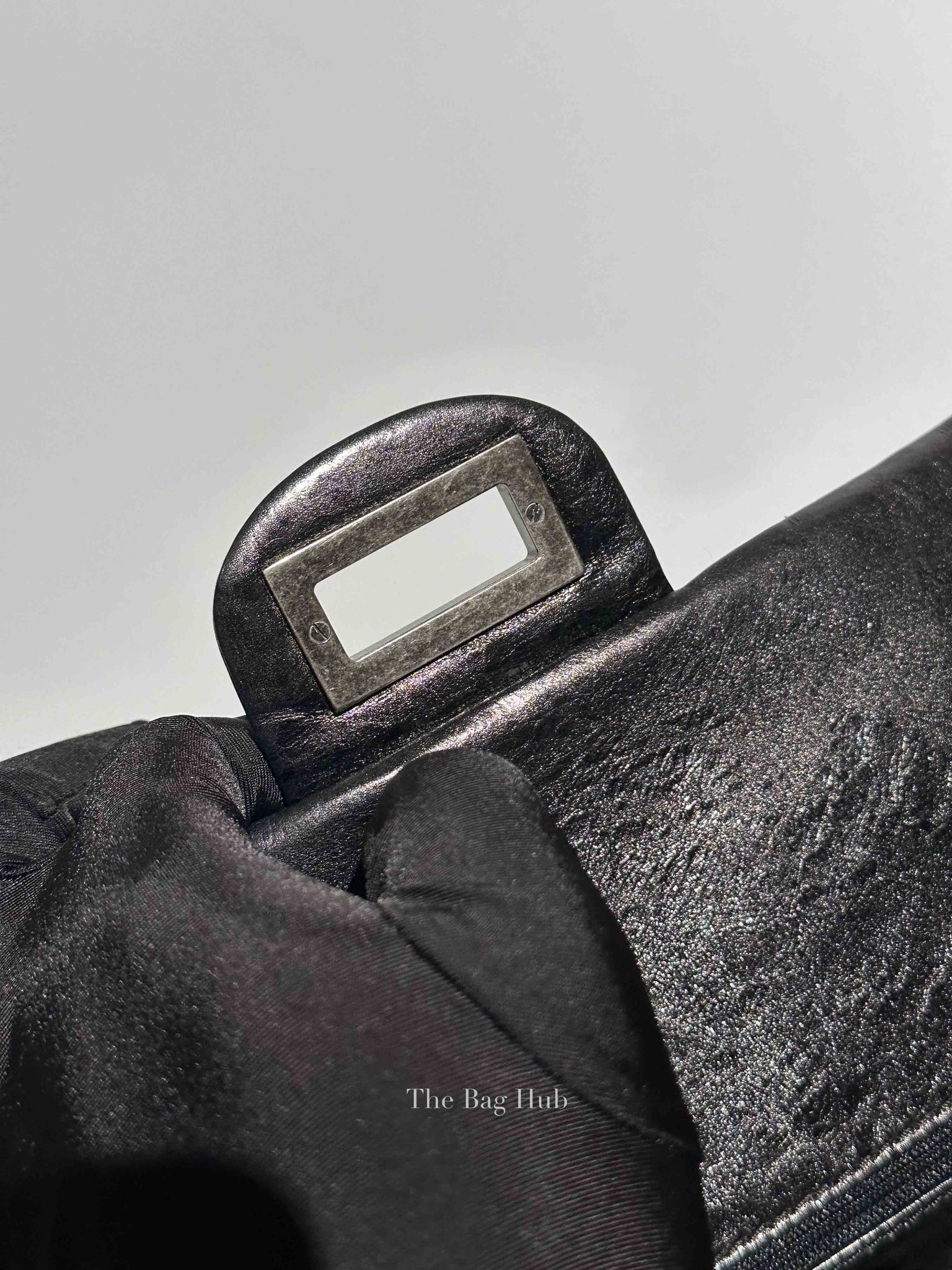 Chanel Black Quilted Leather Reissue 2.55 Classic 228 Maxi Flap Bag