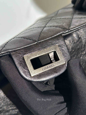 Chanel Black Quilted Leather Reissue 2.55 Classic 228 Maxi Flap Bag