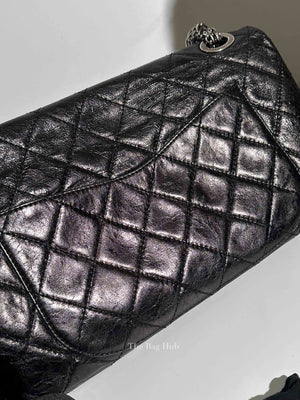 Chanel Black Quilted Leather Reissue 2.55 Classic 228 Maxi Flap Bag