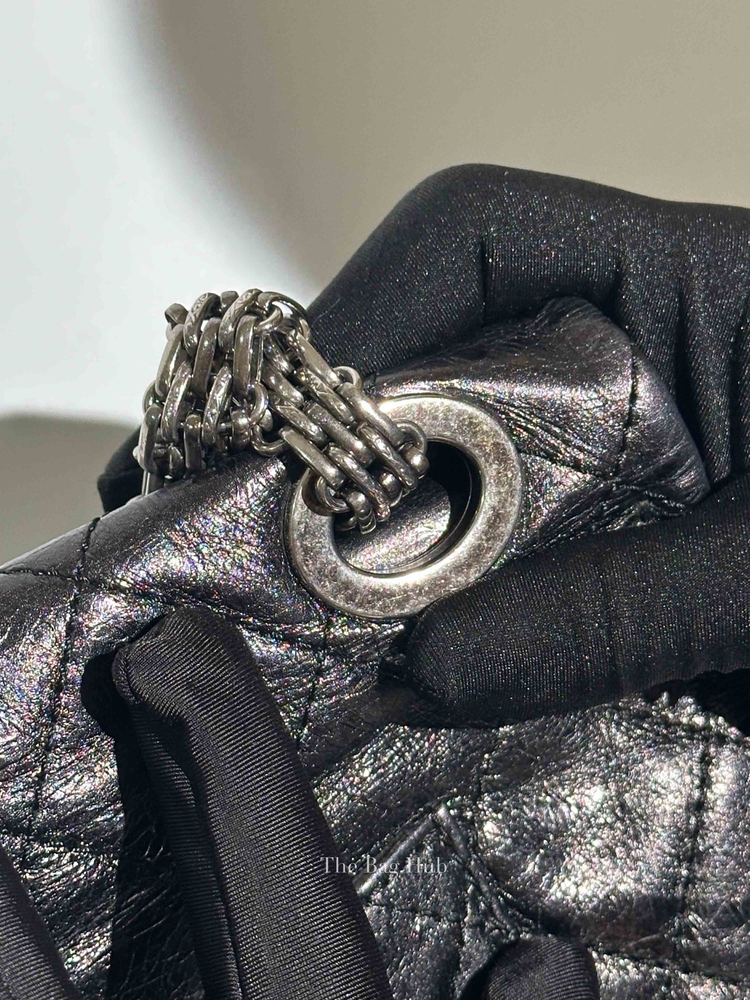 Chanel Black Quilted Leather Reissue 2.55 Classic 228 Maxi Flap Bag
