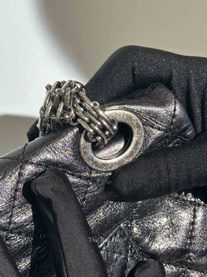 Chanel Black Quilted Leather Reissue 2.55 Classic 228 Maxi Flap Bag