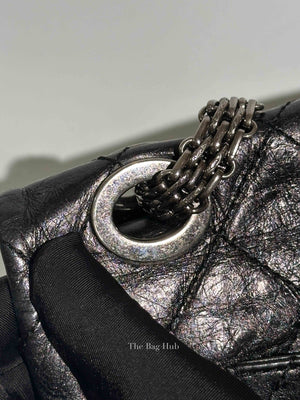 Chanel Black Quilted Leather Reissue 2.55 Classic 228 Maxi Flap Bag