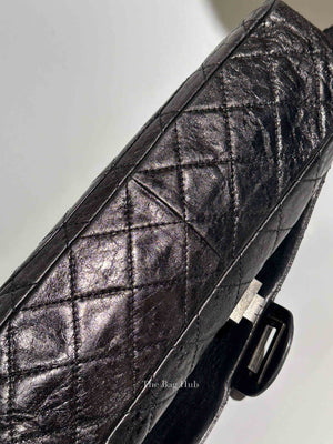 Chanel Black Quilted Leather Reissue 2.55 Classic 228 Maxi Flap Bag