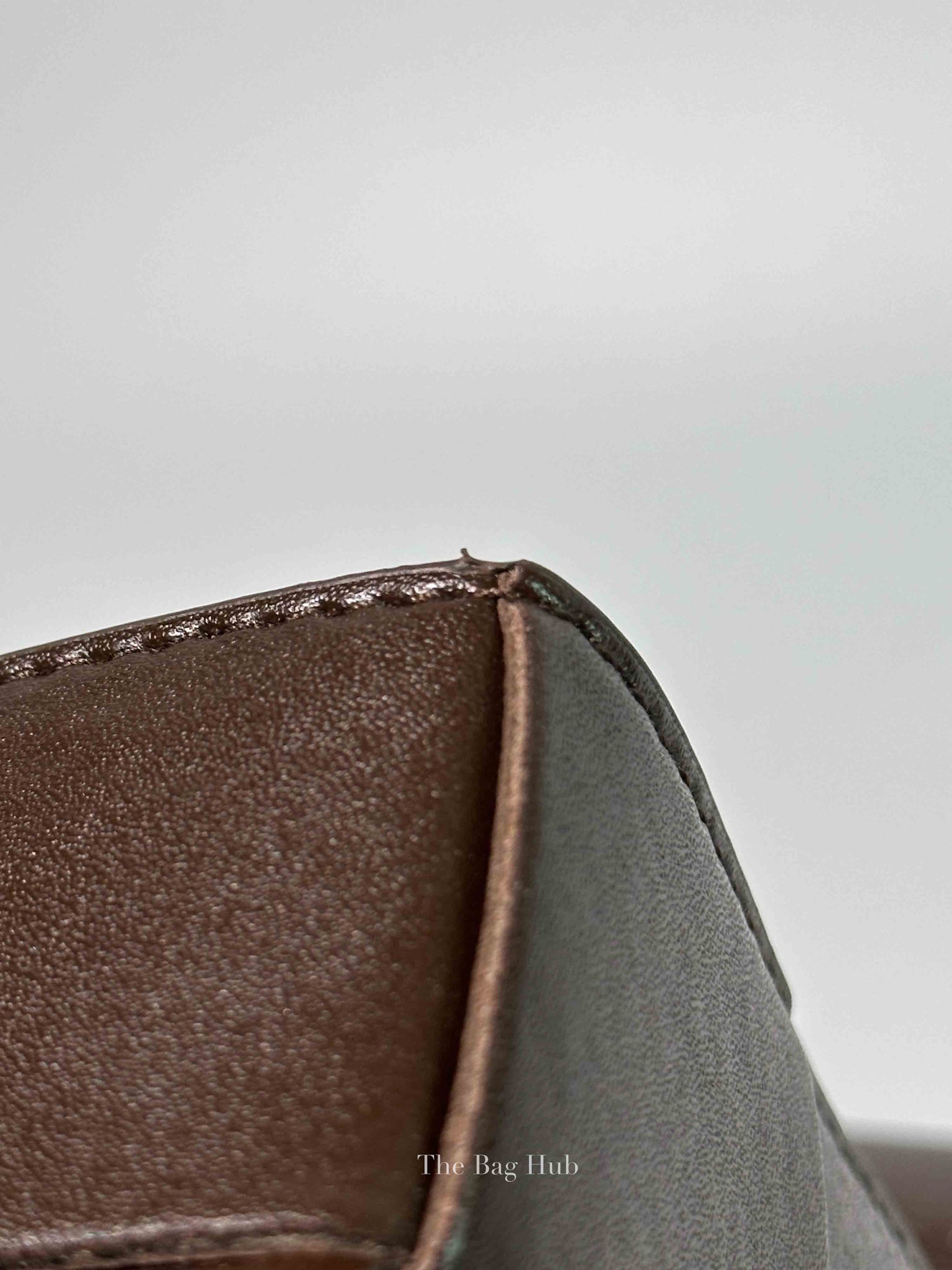 Bottega Veneta Brown Intercciato Calfskin Crossbody Bag