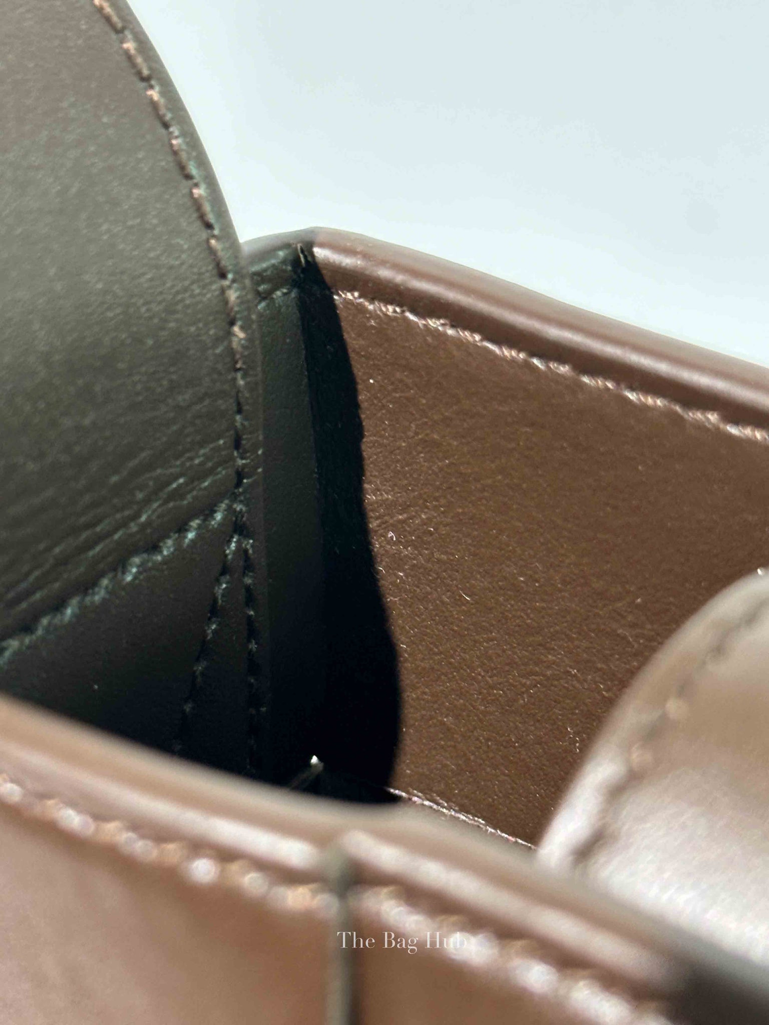 Bottega Veneta Brown Intercciato Calfskin Crossbody Bag