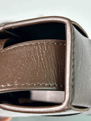 Bottega Veneta Brown Intercciato Calfskin Crossbody Bag