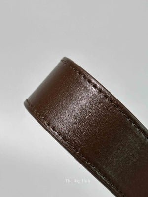 Bottega Veneta Brown Intercciato Calfskin Crossbody Bag