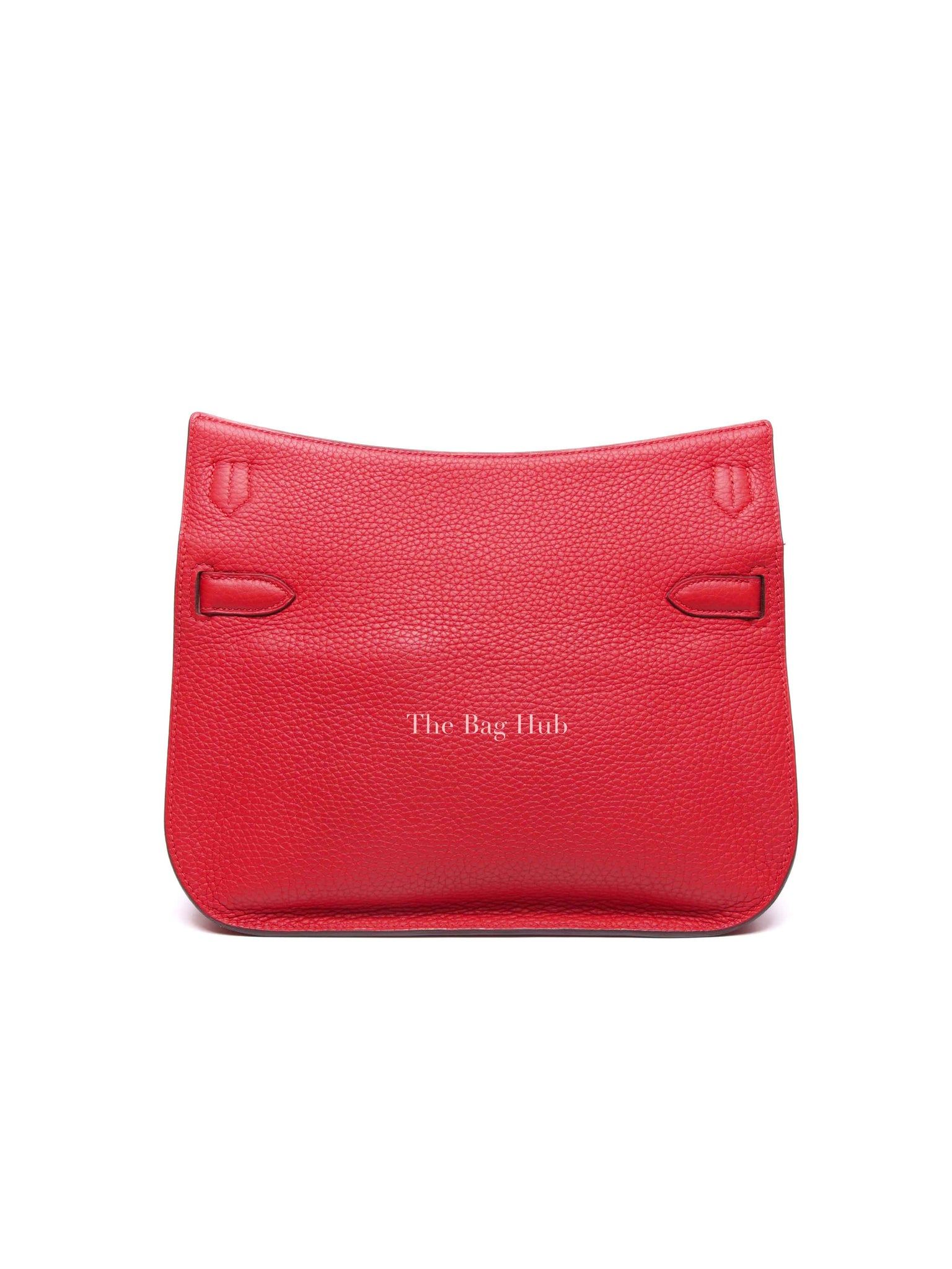 Hermes Rouge Casaque Taurillon Clemence Leather Jypsiere 28 Bag PHW