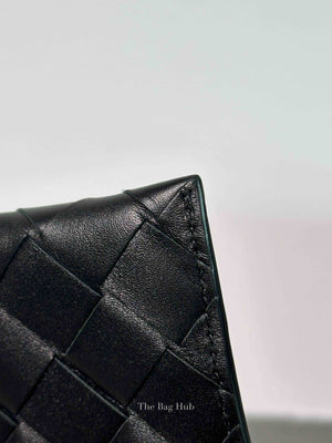 Bottega Veneta Black Intrecciato Calfskin Bill Pouch