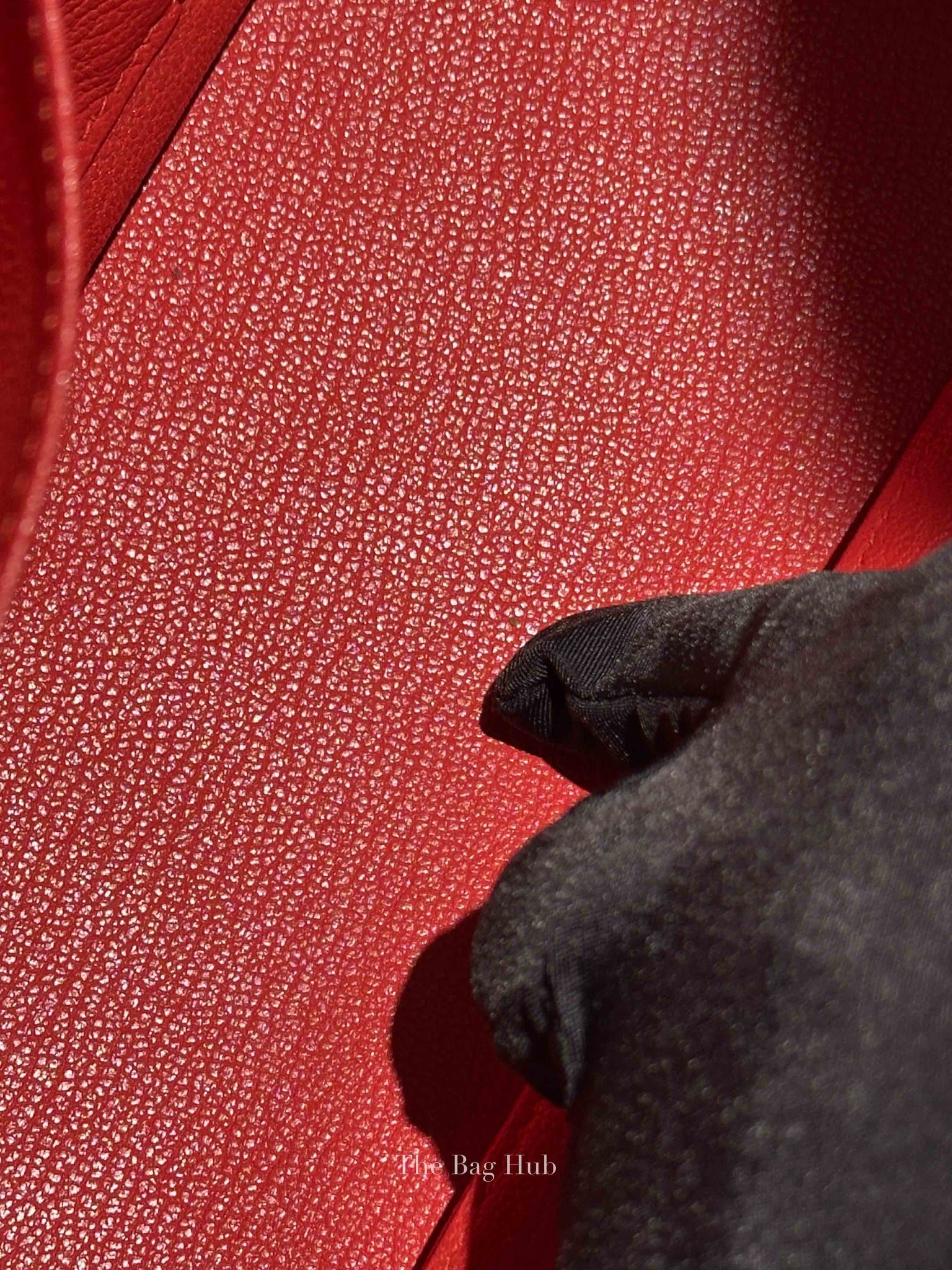 Hermes Rouge Casaque Taurillon Clemence Leather Jypsiere 28 Bag PHW