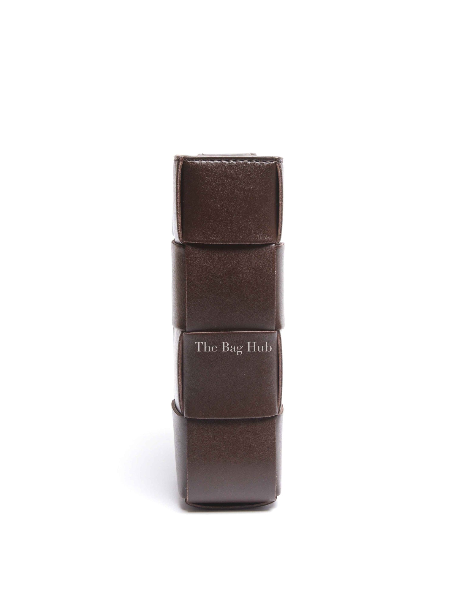 Bottega Veneta Brown Intercciato Calfskin Crossbody Bag