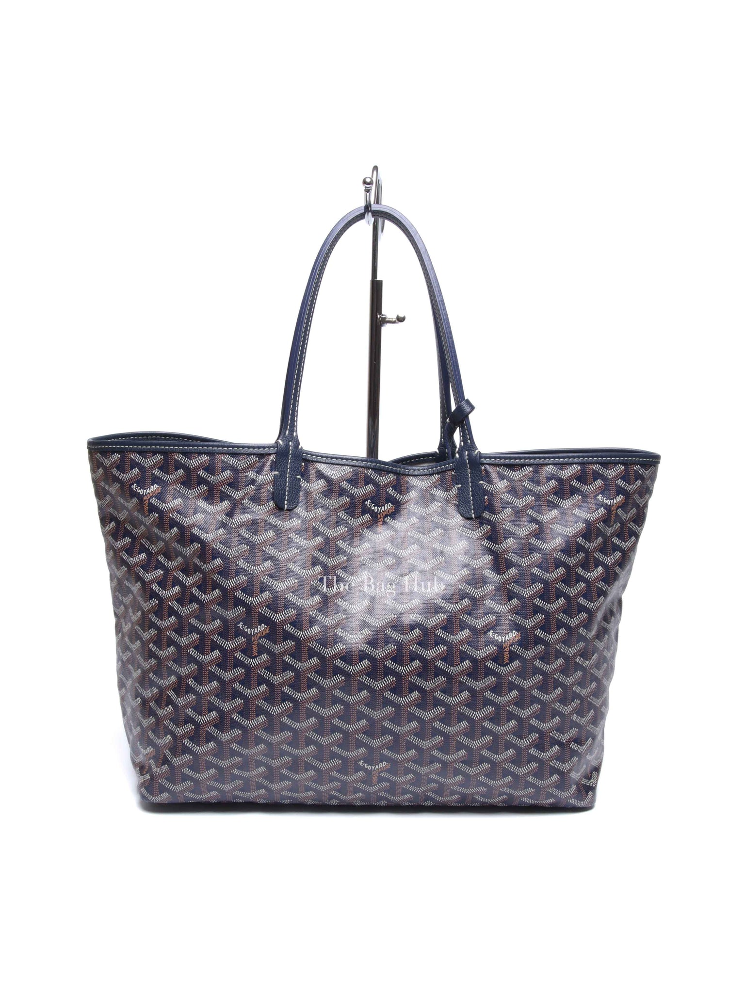 Goyard Bleu Marine Canvas St. Louis PM Bag