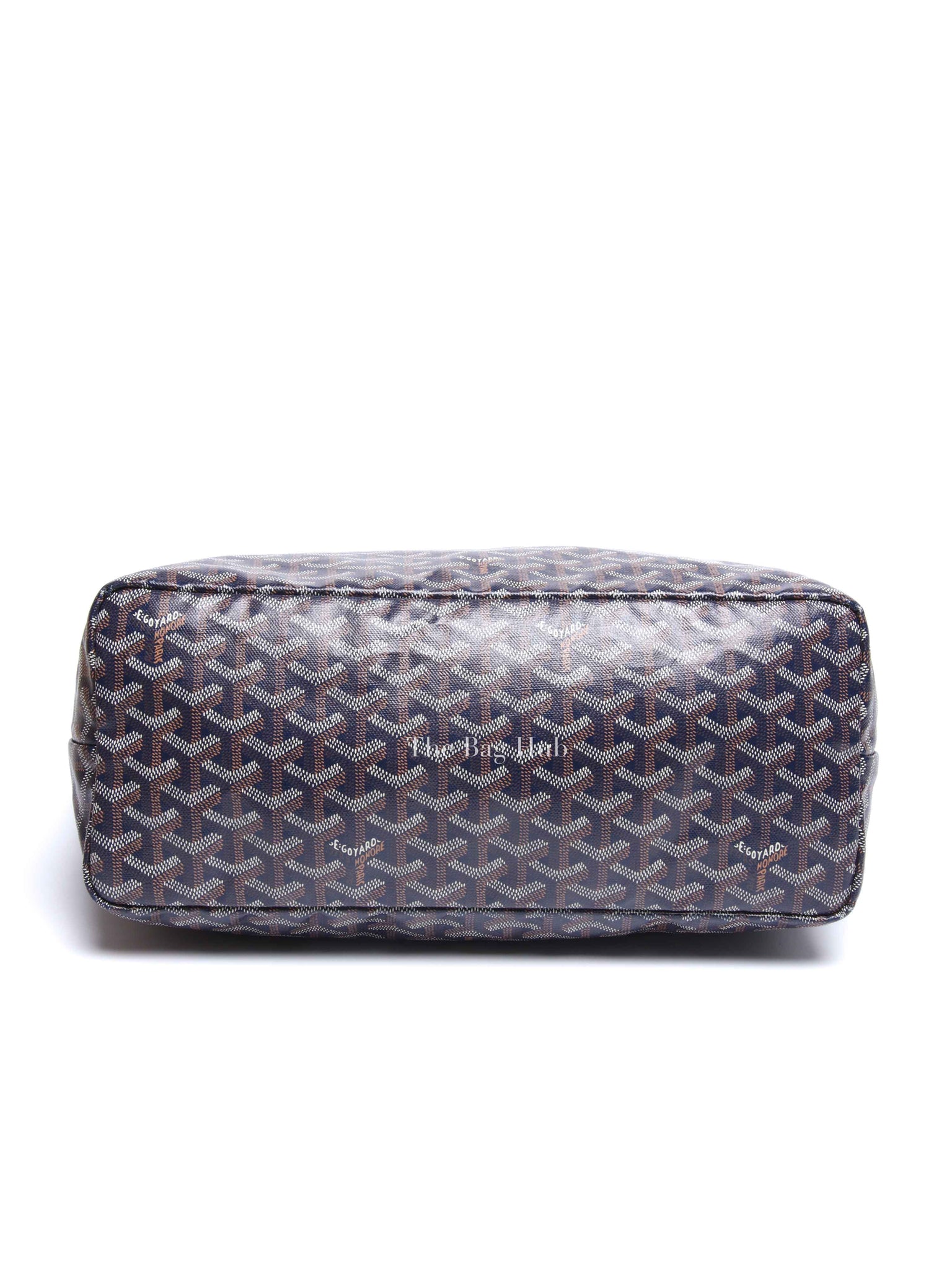 Goyard Bleu Marine Canvas St. Louis PM Bag