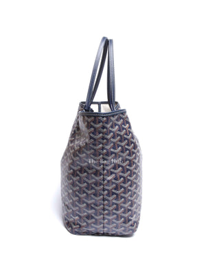 Goyard Bleu Marine Canvas St. Louis PM Bag