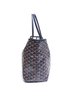Goyard Bleu Marine Canvas St. Louis PM Bag