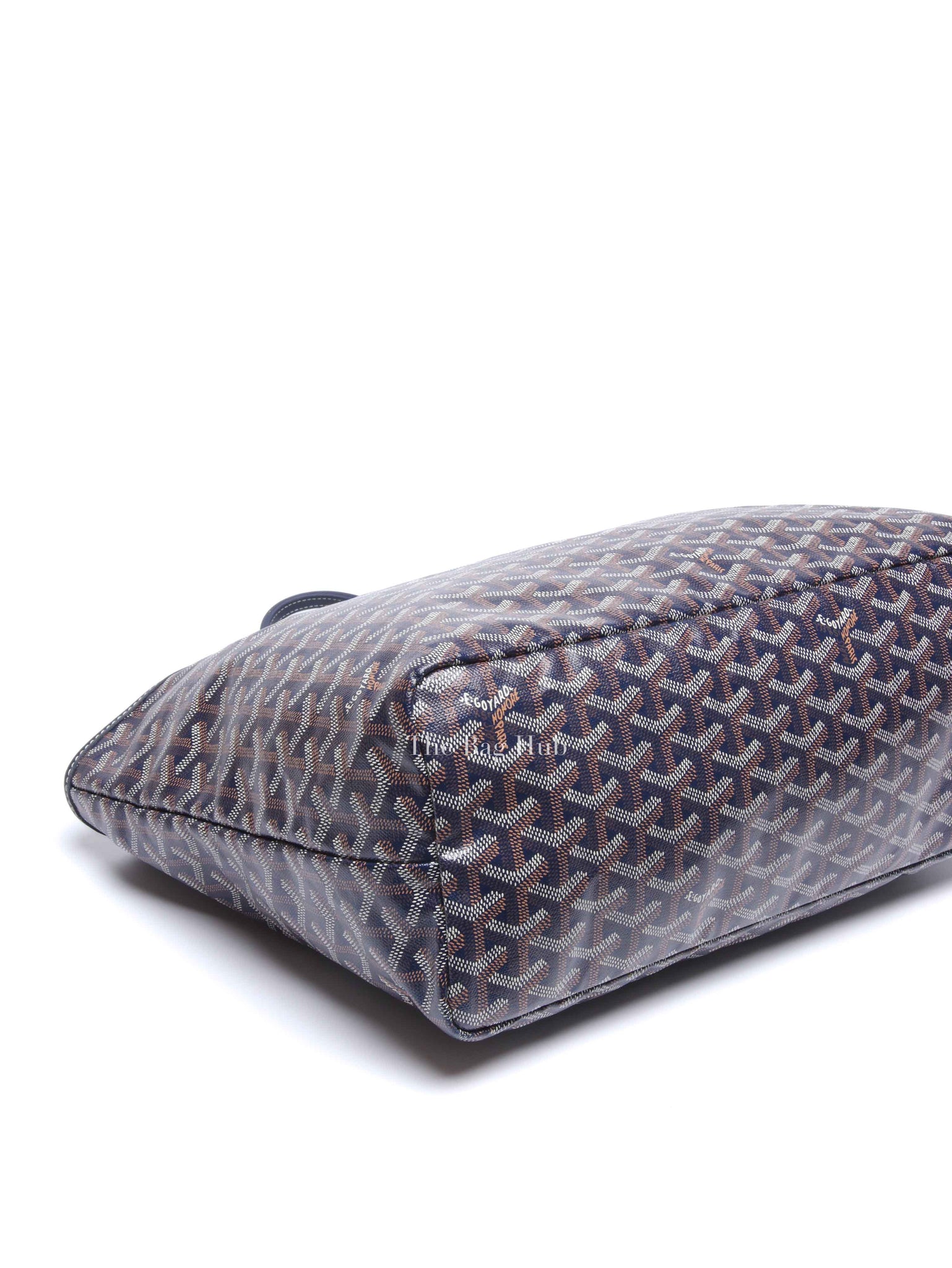 Goyard Bleu Marine Canvas St. Louis PM Bag