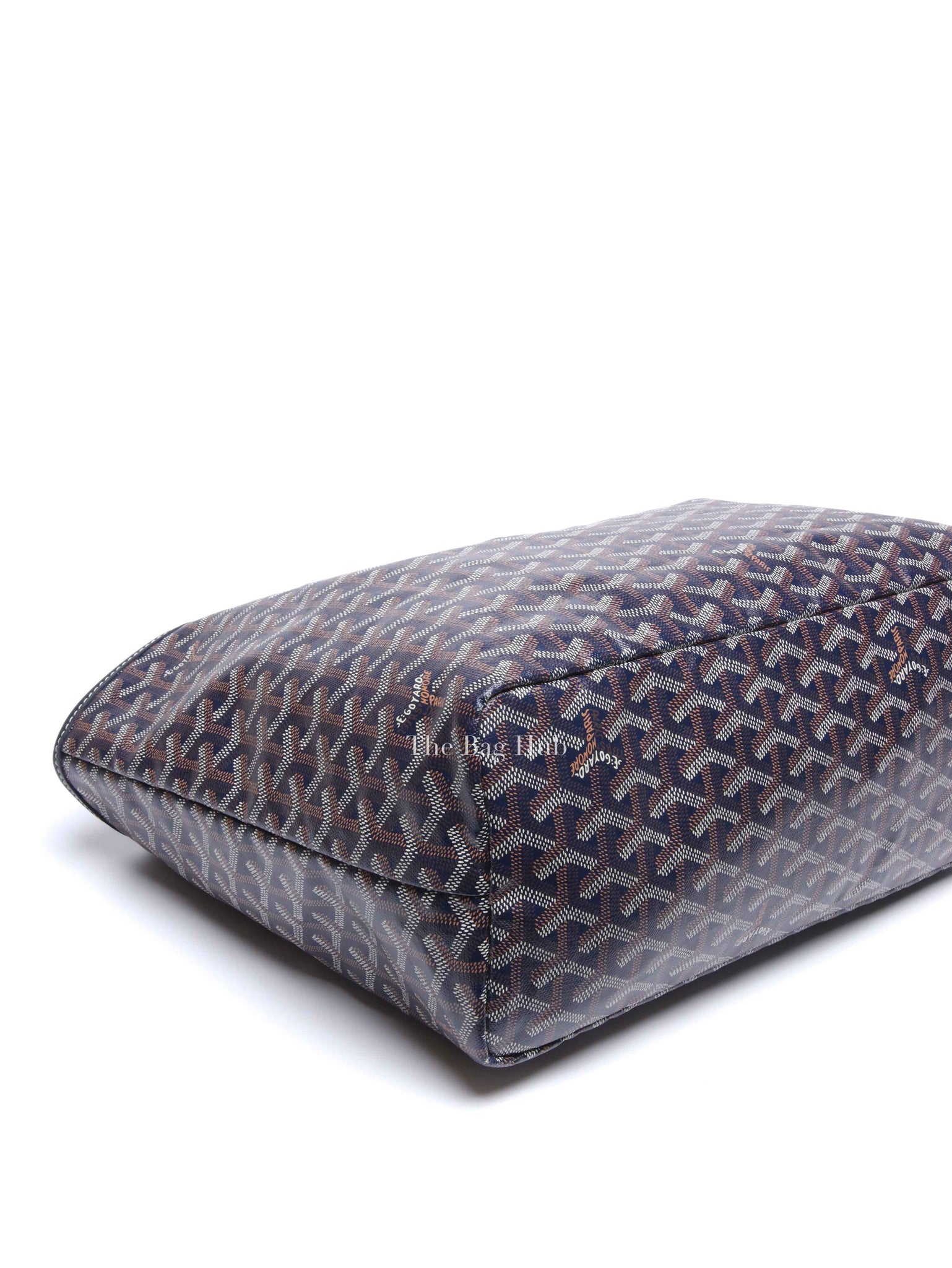 Goyard Bleu Marine Canvas St. Louis PM Bag