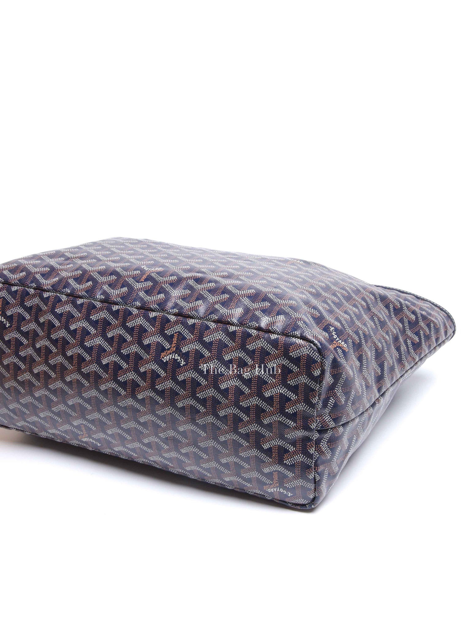 Goyard Bleu Marine Canvas St. Louis PM Bag