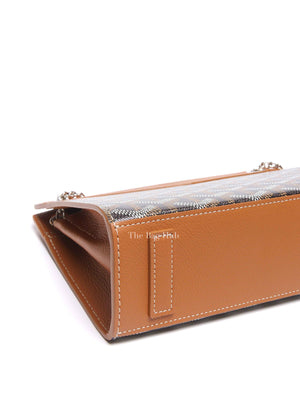 Goyard Black/Tan Canvas/Leather Rouette Structure PM Bag