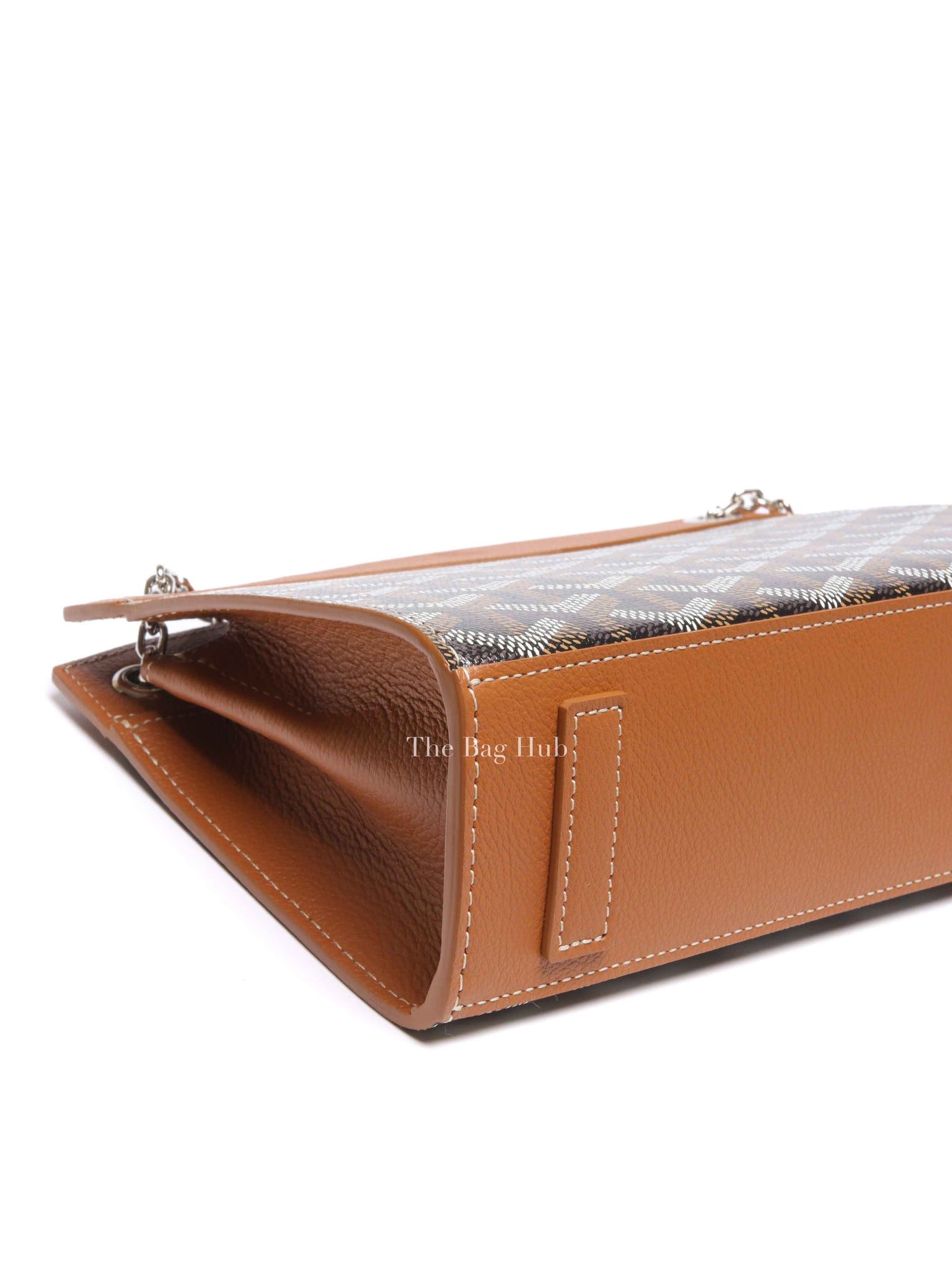 Goyard Black/Tan Canvas/Leather Rouette Structure PM Bag