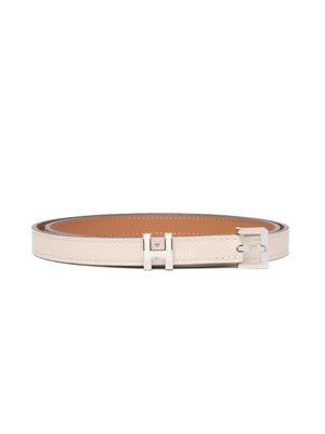 Hermes Craie Leather Pop H 15mm Belt 85/33.5