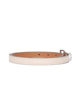 Hermes Craie Leather Pop H 15mm Belt 85/33.5