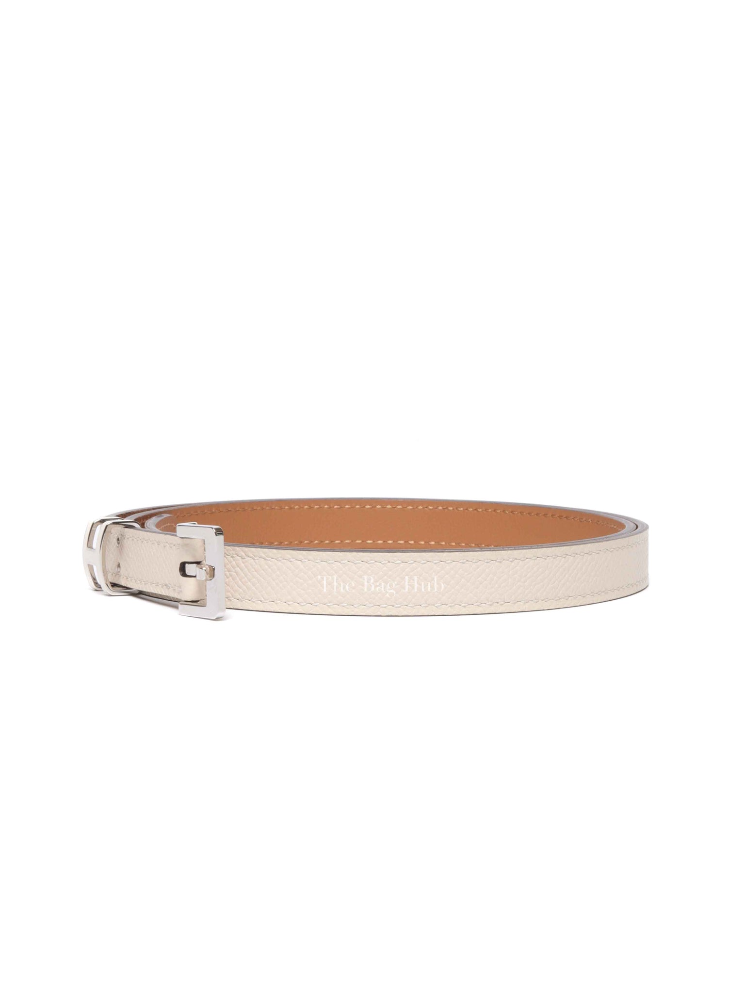 Hermes Craie Leather Pop H 15mm Belt 85/33.5