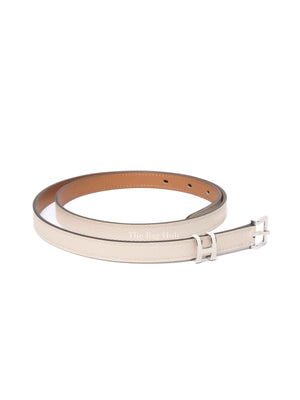 Hermes Craie Leather Pop H 15mm Belt 85/33.5