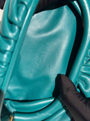 Bottega Veneta Teal Leather Belt Chain Pouch