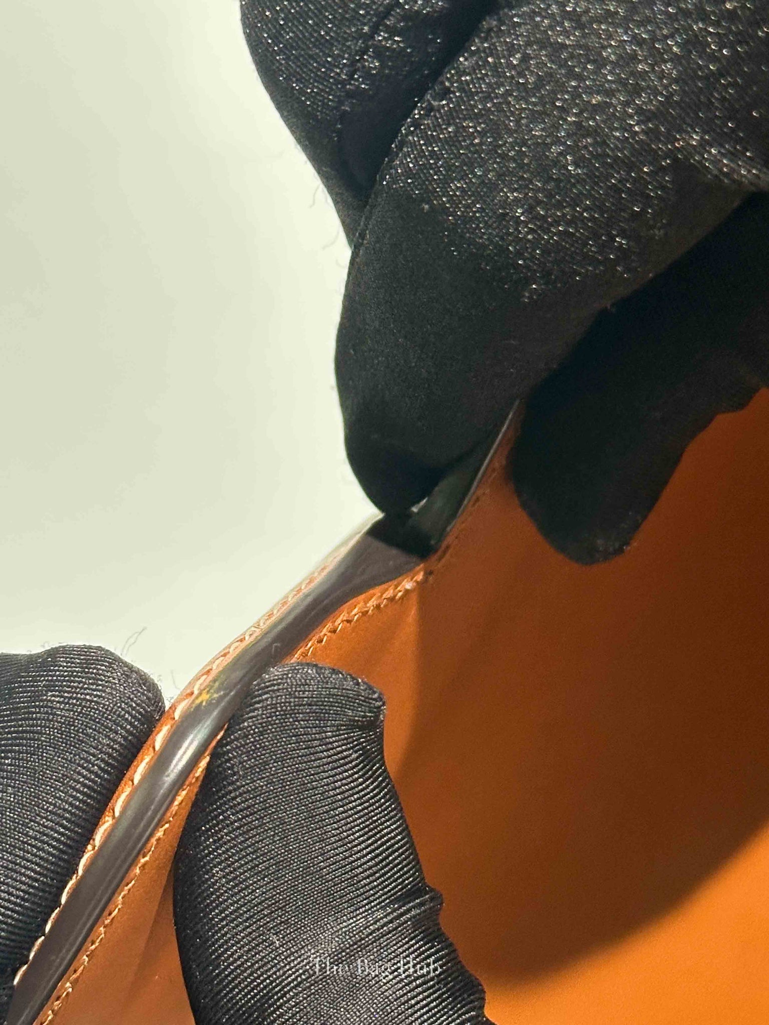 Gucci X Dans Le Vert Brown Dusty Azure Harness Brown Mystic White Textured Dollar Calfskin Horsebit 1955 Medium Shoulder Bag