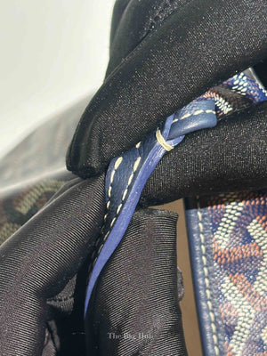 Goyard Bleu Marine Canvas St. Louis PM Bag