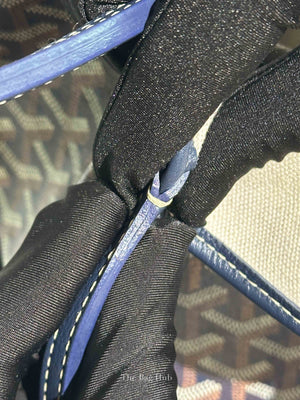 Goyard Bleu Marine Canvas St. Louis PM Bag